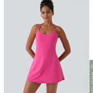 Halara Pink Active Dress. Size Small